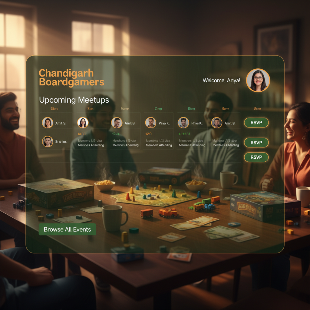Chandigarh Boardgamers — Event Platform