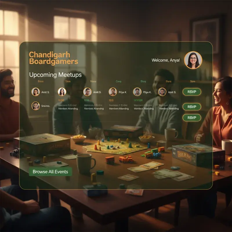 Chandigarh Boardgamers — Event Platform